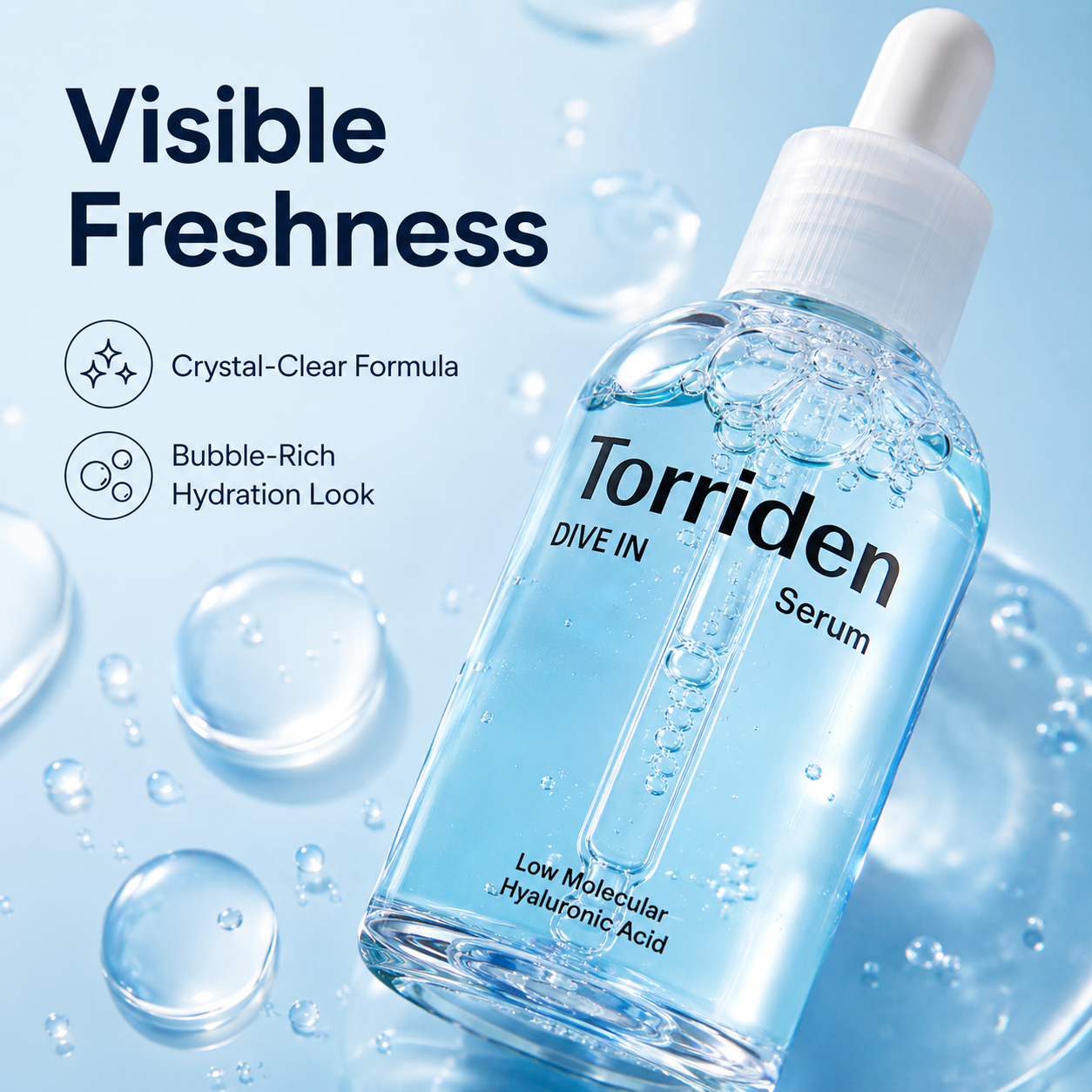 Luxury Skincare Products - Torriden DIVE-IN Low-Molecular Hyaluronic Acid Serum