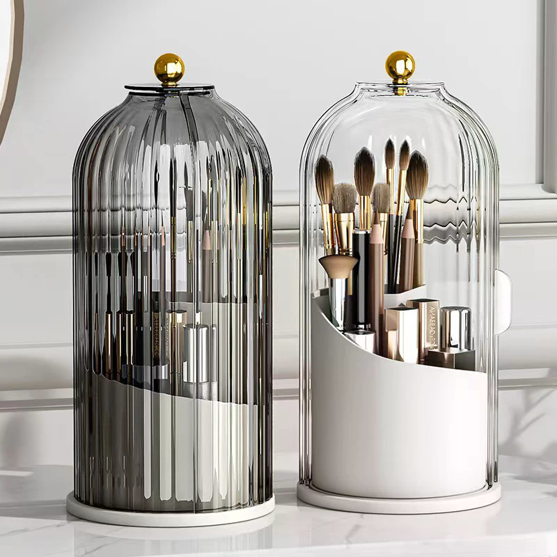 Luxury Skincare Products - 360° Rotating Makeup Brush Holder With