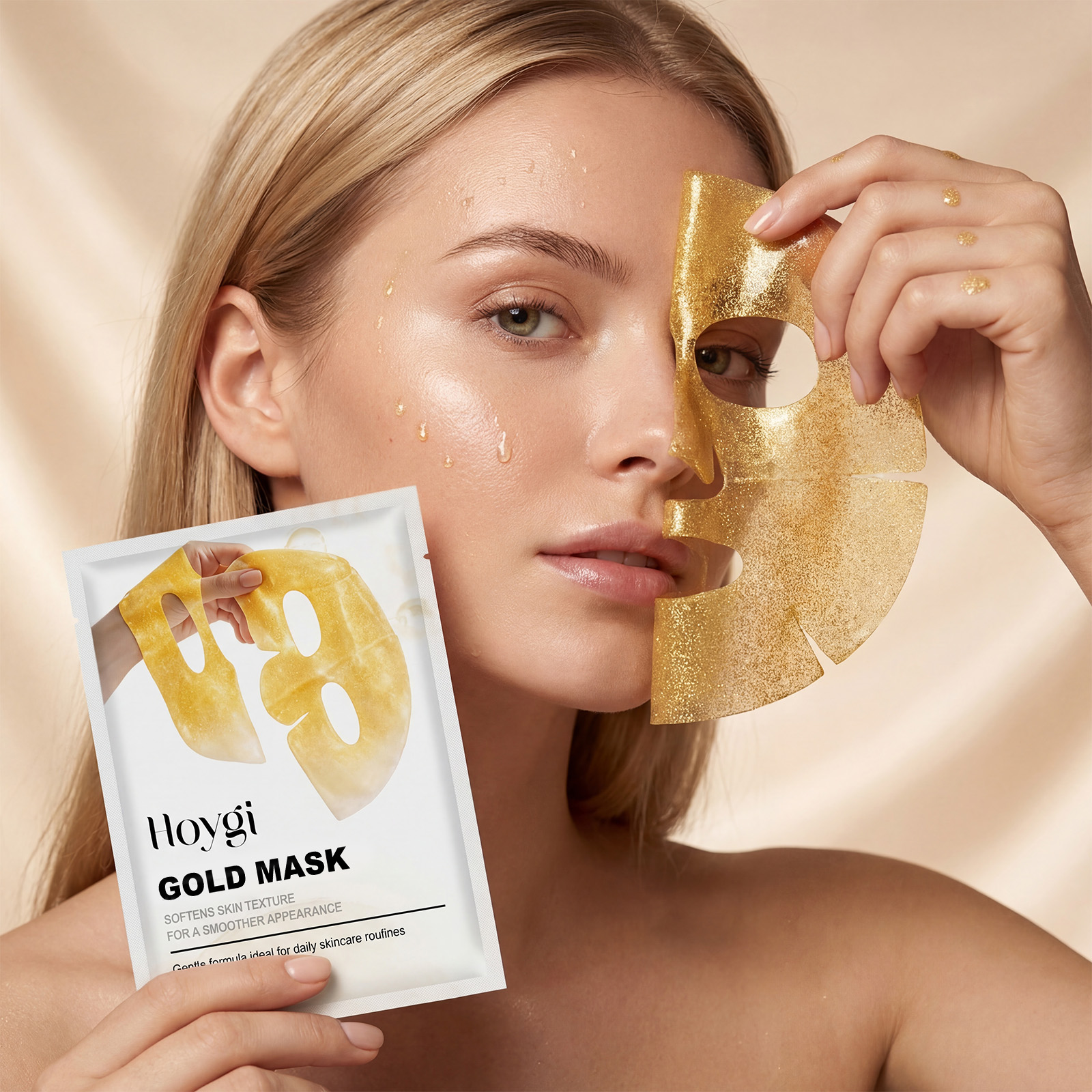 Luxury Gold Skincare - 24k Gold Face Mask Niacinamide Mask