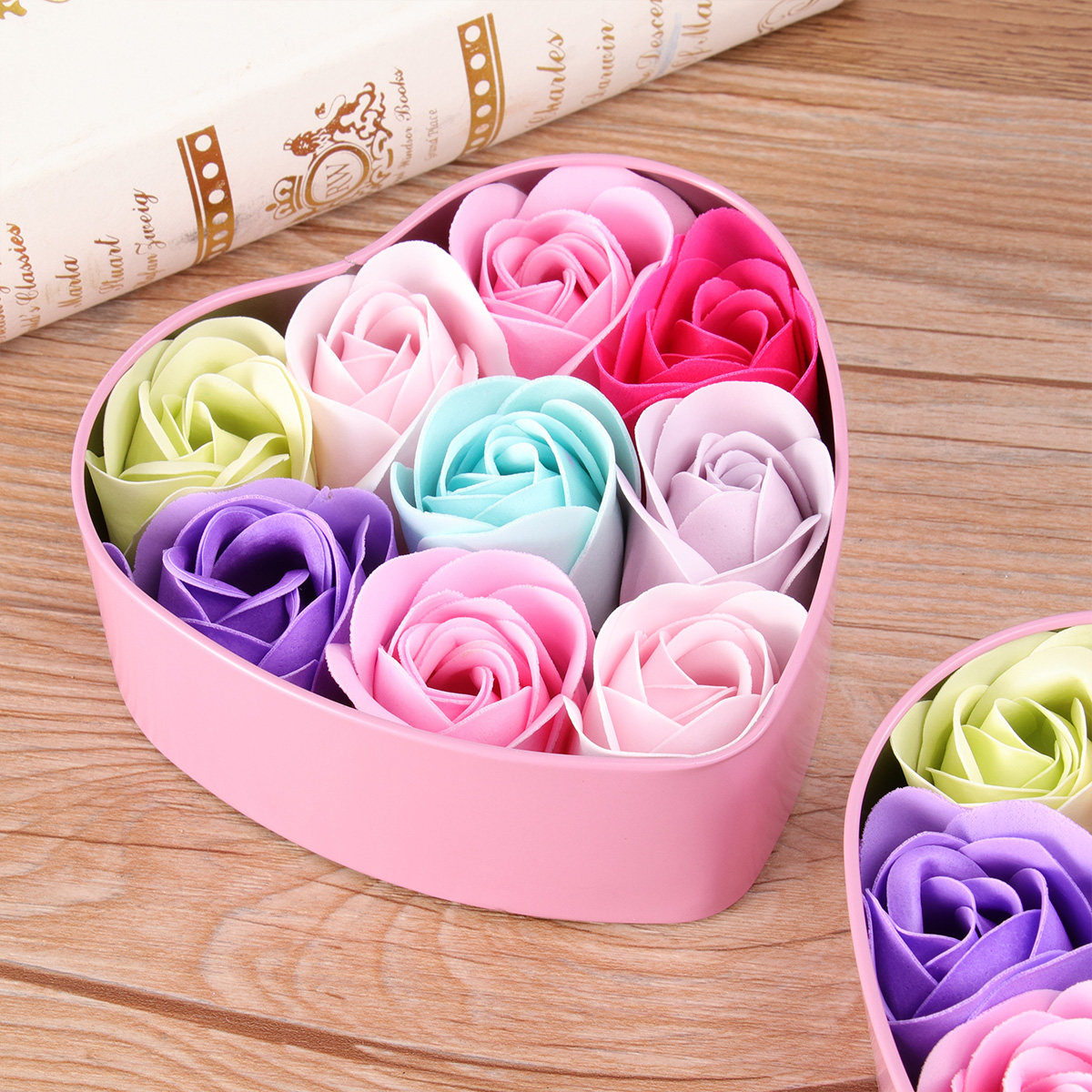 Rose Soap Flower Soap Set in E - Luxury Rose Skincare ulasan dan harga