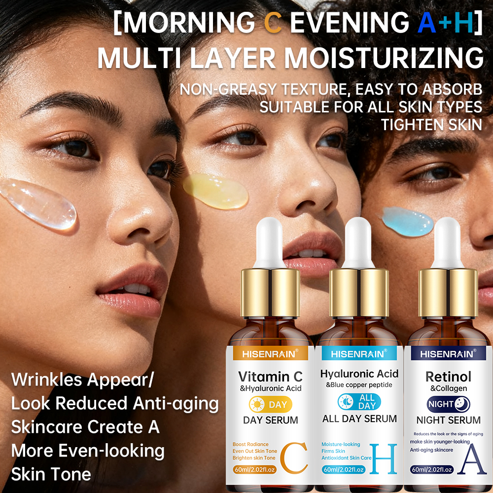 HISENRAIN Vitamin C + Retinol  - Growth Factor Serum ulasan dan harga