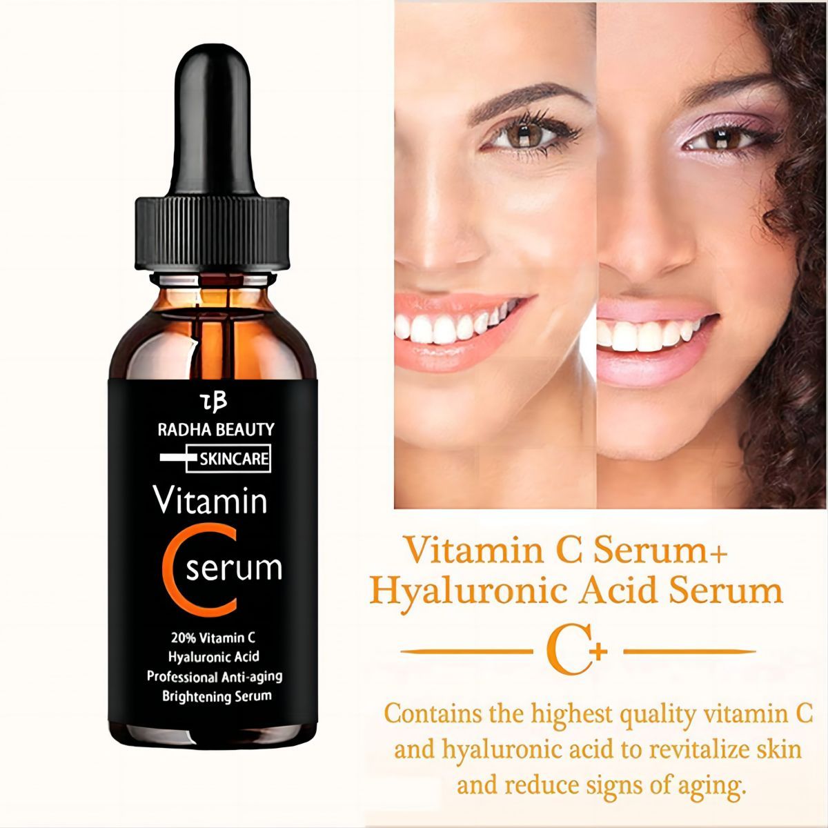 Vitamin C serum Face Serum Lon - Growth Factor Serum ulasan dan harga