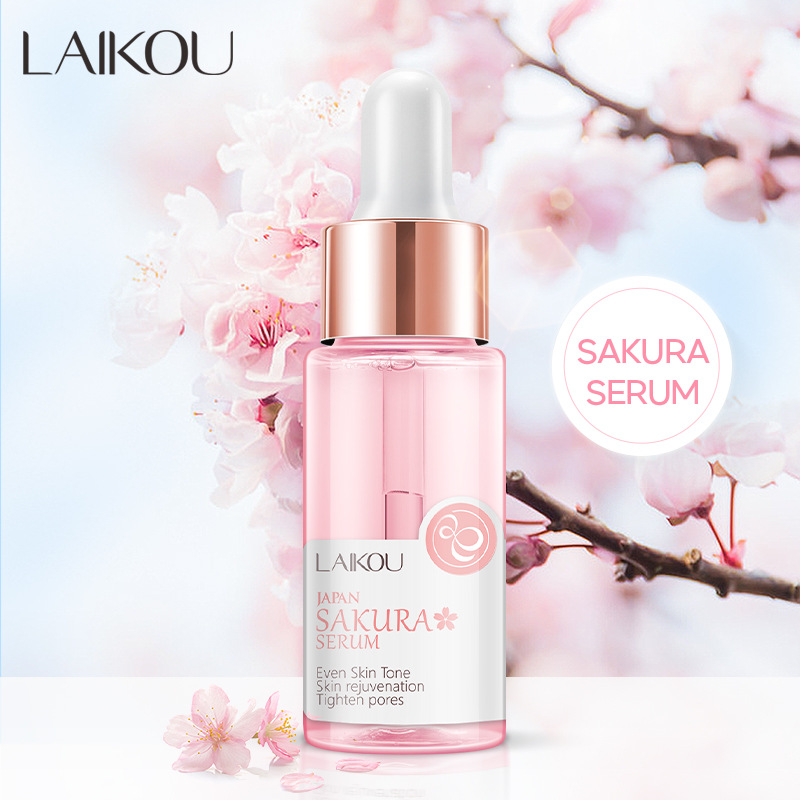 LAIKOU 17ML Japan Sakura Serum - Growth Factor Serum ulasan dan harga