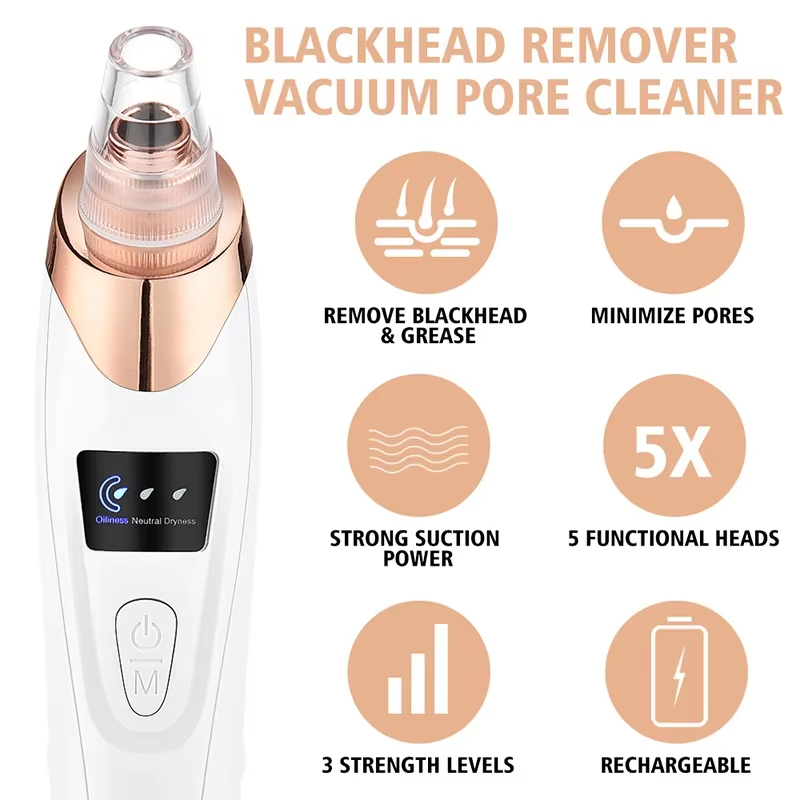 Blackhead Remover Vacuum Sucti - Luxury Skincare Acne ulasan dan harga