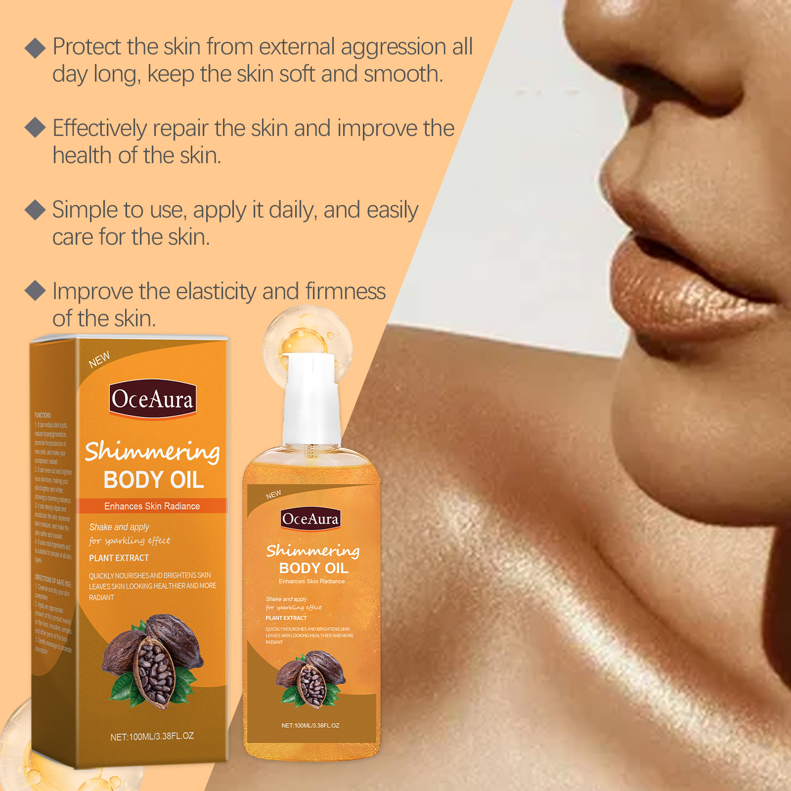 Luxurious Shimmering Body Oil  - Luxury Skincare Essential ulasan dan harga