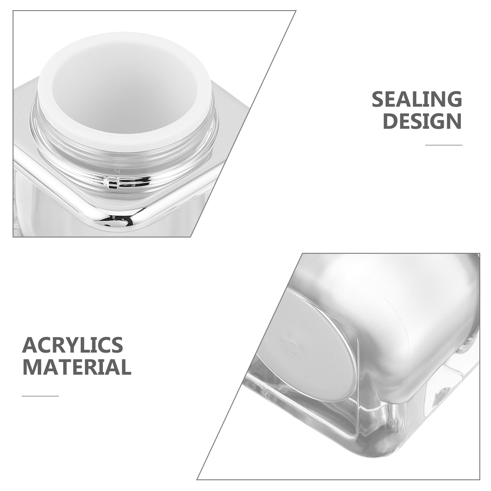 Minimalist Round Glass Skincar - Luxury Rose Skincare ulasan dan harga