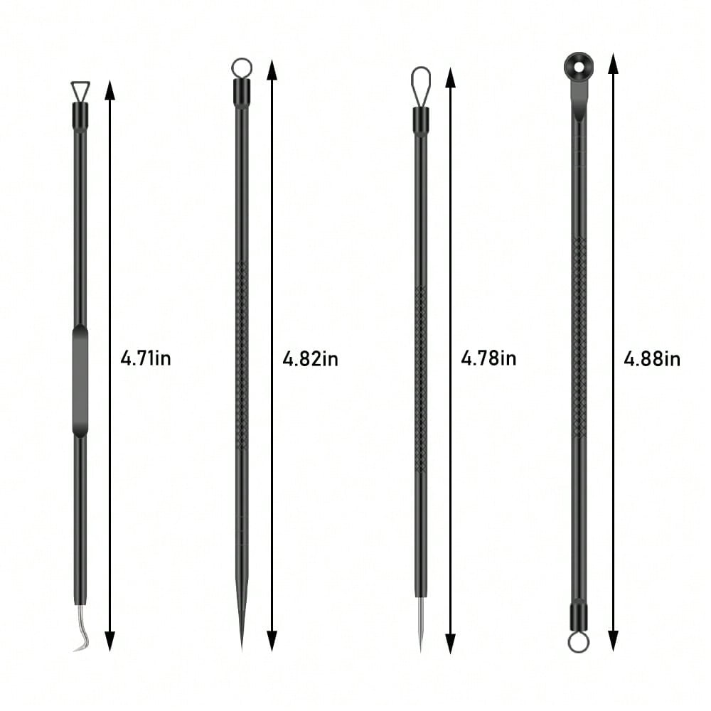 4-piece stainless steel comedo - Luxury Skincare Acne ulasan dan harga