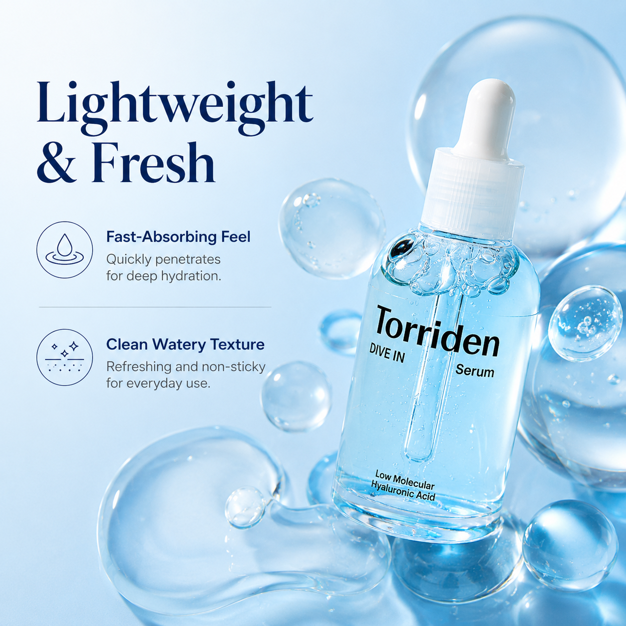 Torriden DIVE‑IN Low‑Molecular - Luxury Skincare Products ulasan dan harga