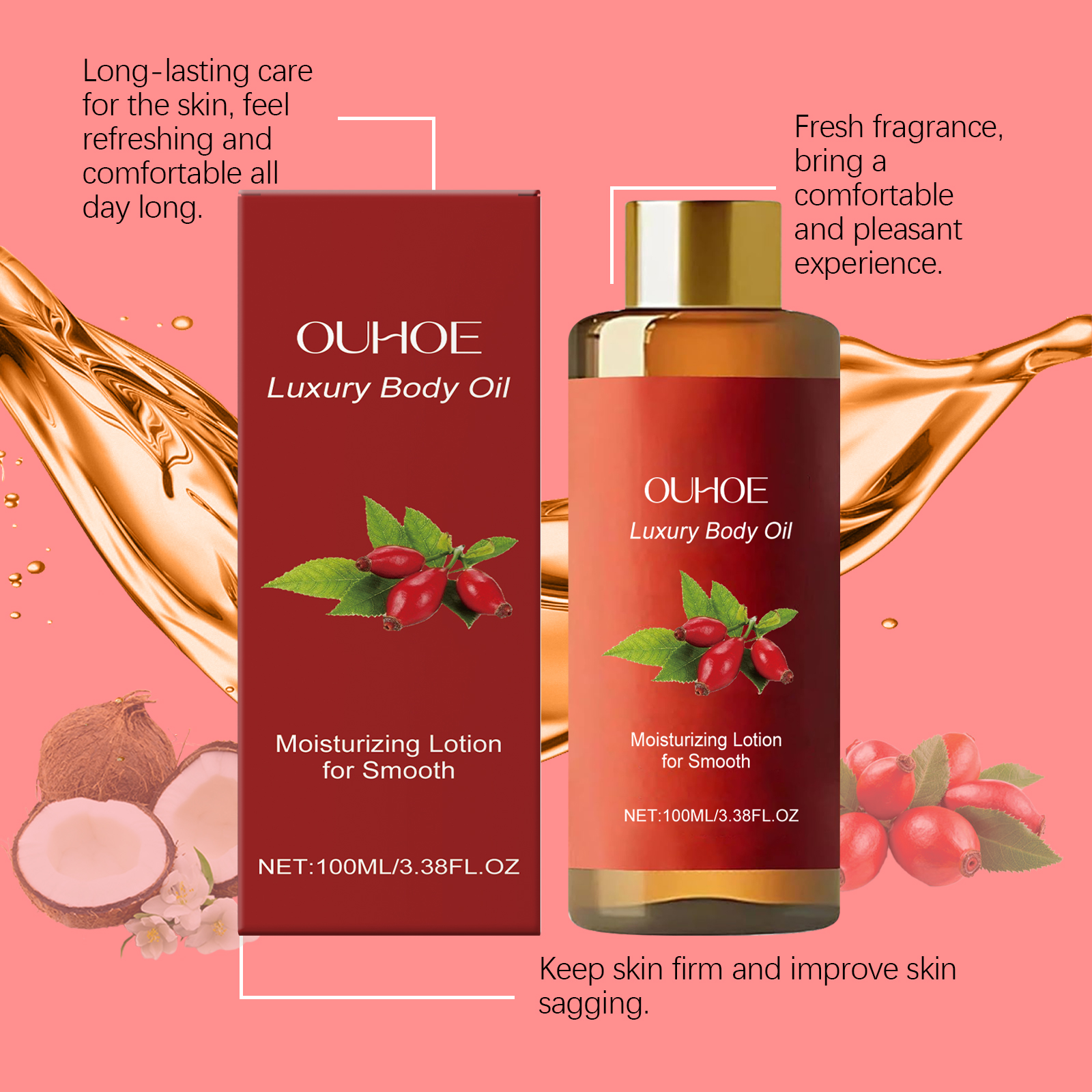 100ML Luxury Body Oil Deep Moi - Luxury Skincare Essential ulasan dan harga