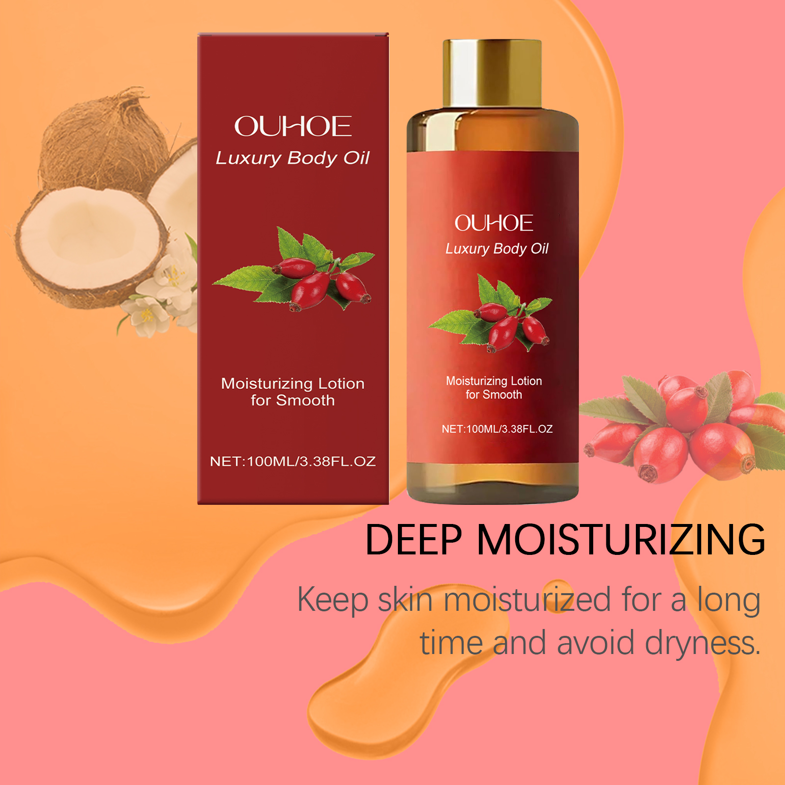 100ML Luxury Body Oil Deep Moi - Luxury Skincare Essential ulasan dan harga
