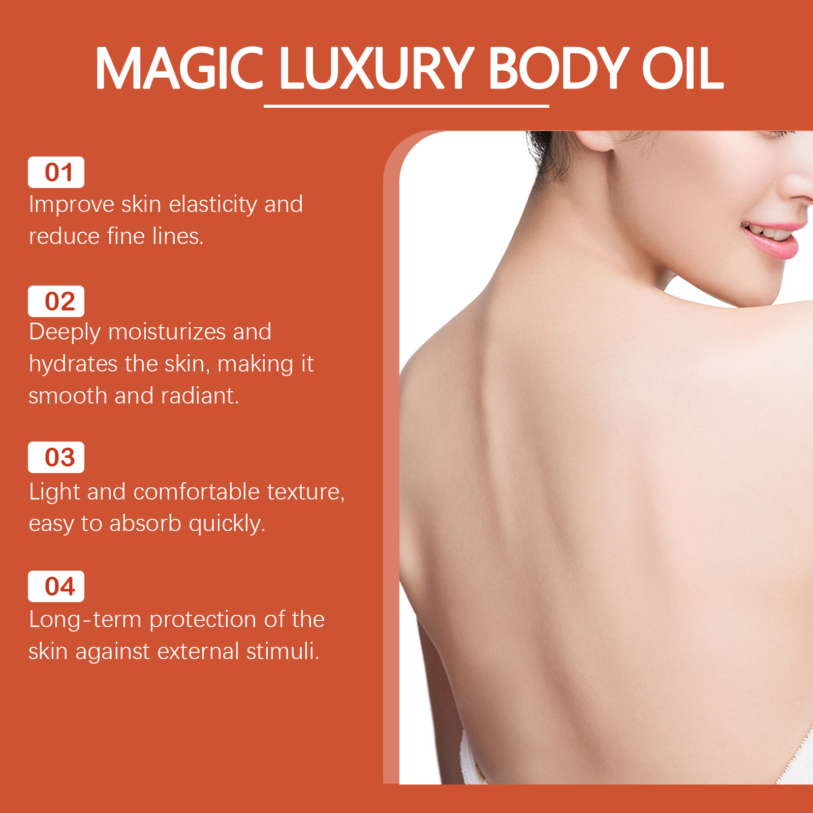 Magic Luxury Body Oil Moisturi - Luxury Rose Skincare ulasan dan harga