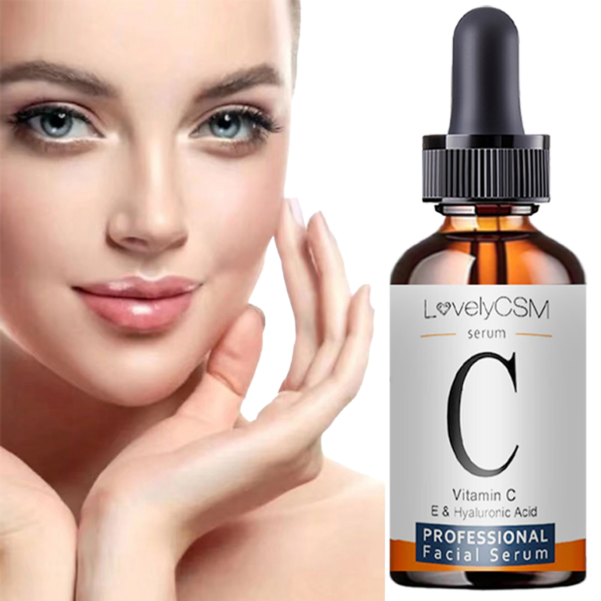 Facial Serum Vitamin C Liquid  - Growth Factor Serum ulasan dan harga