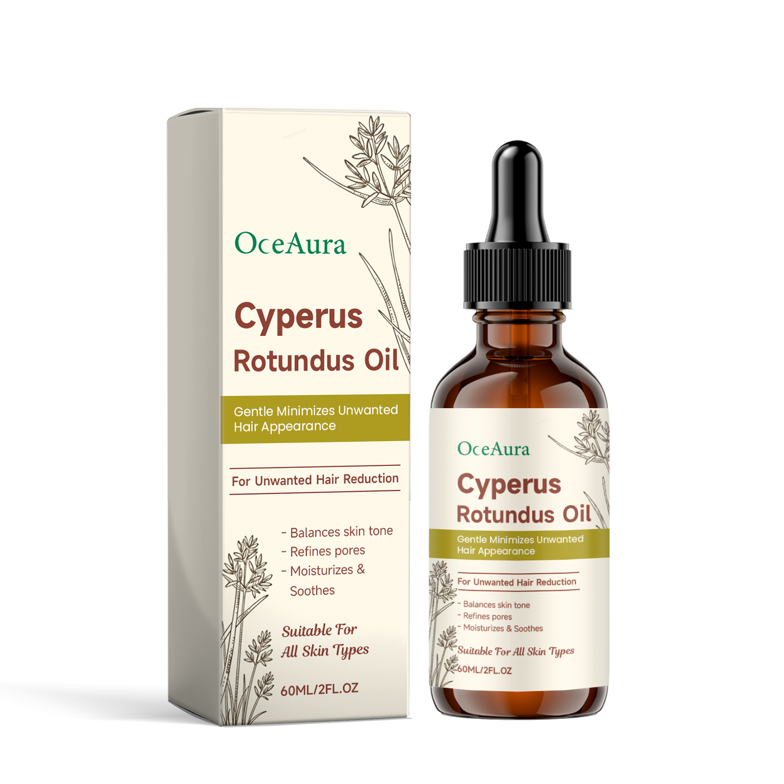 Cyperus Rotundus Hair Removal  - Growth Factor Serum ulasan dan harga