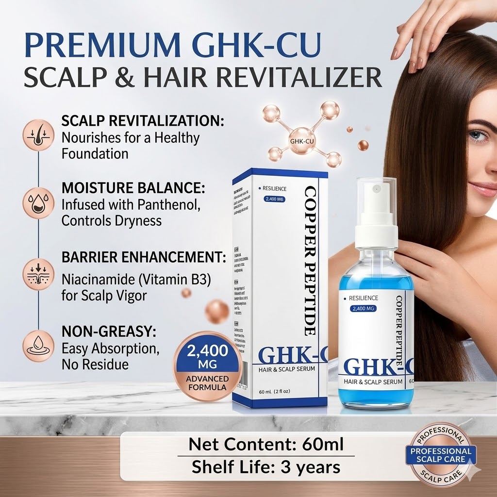 GHK-Cu Copper Peptide Hair Gro - Growth Factor Serum ulasan dan harga