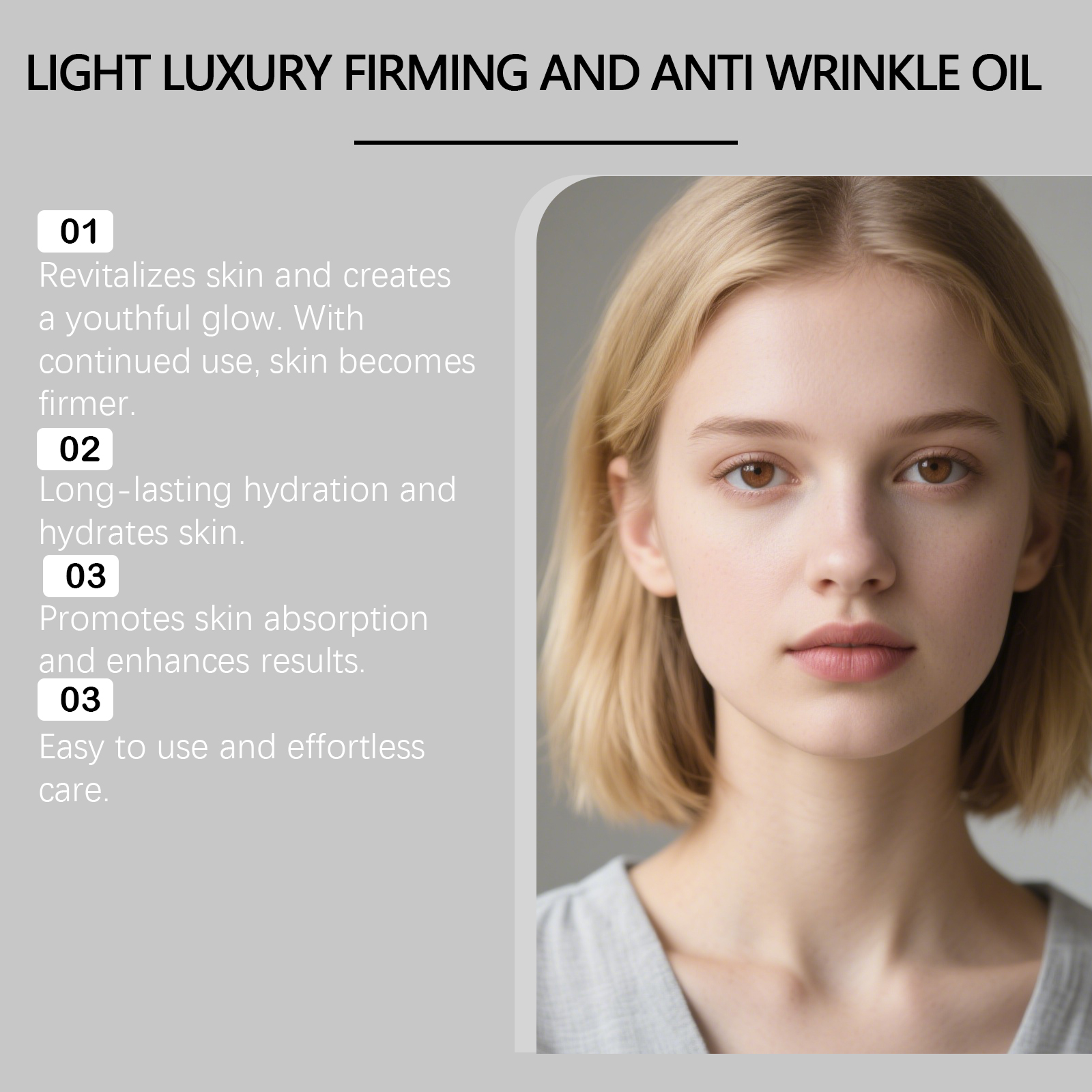 Firming Facial Care Oil Liftin - Luxury Skincare Products ulasan dan harga