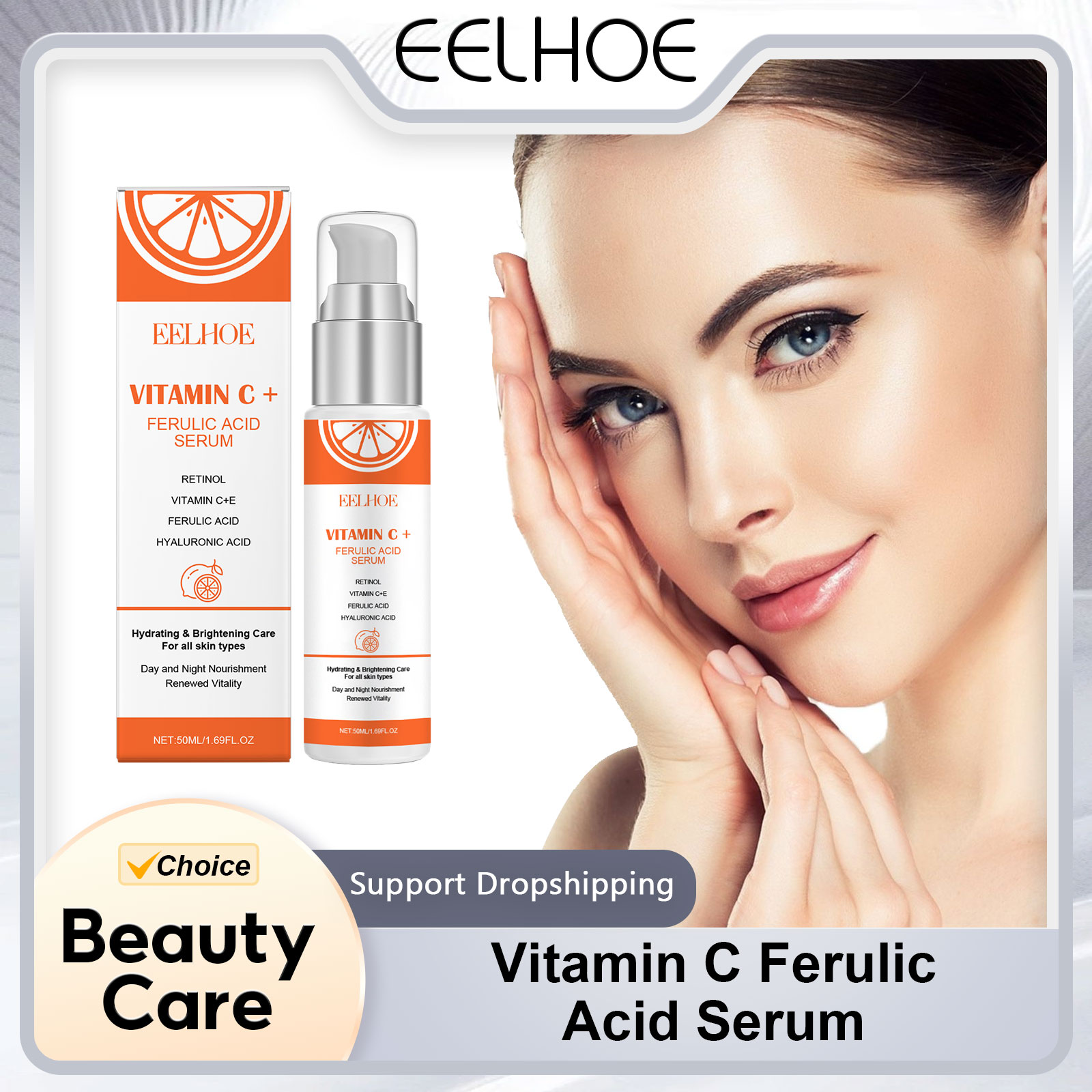 EELHOE Vitamin C E Ferulic Aci - Growth Factor Serum ulasan dan harga