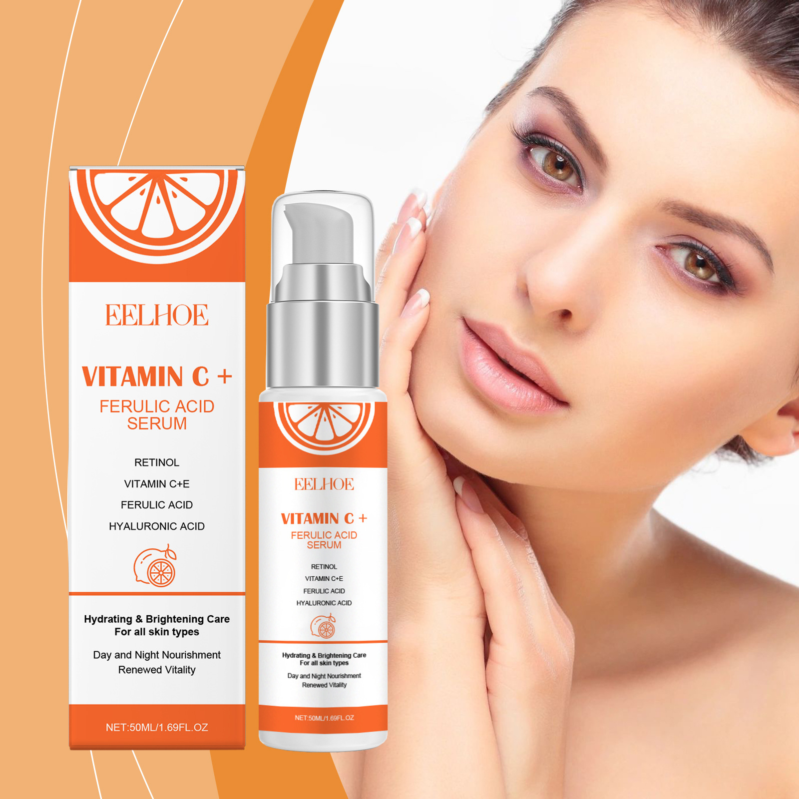 EELHOE Vitamin C E Ferulic Aci - Growth Factor Serum ulasan dan harga