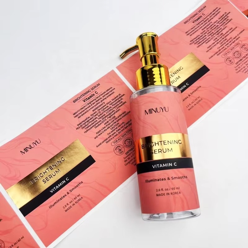 Custom Printed Biodegradable S - Luxury Gold Skincare ulasan dan harga