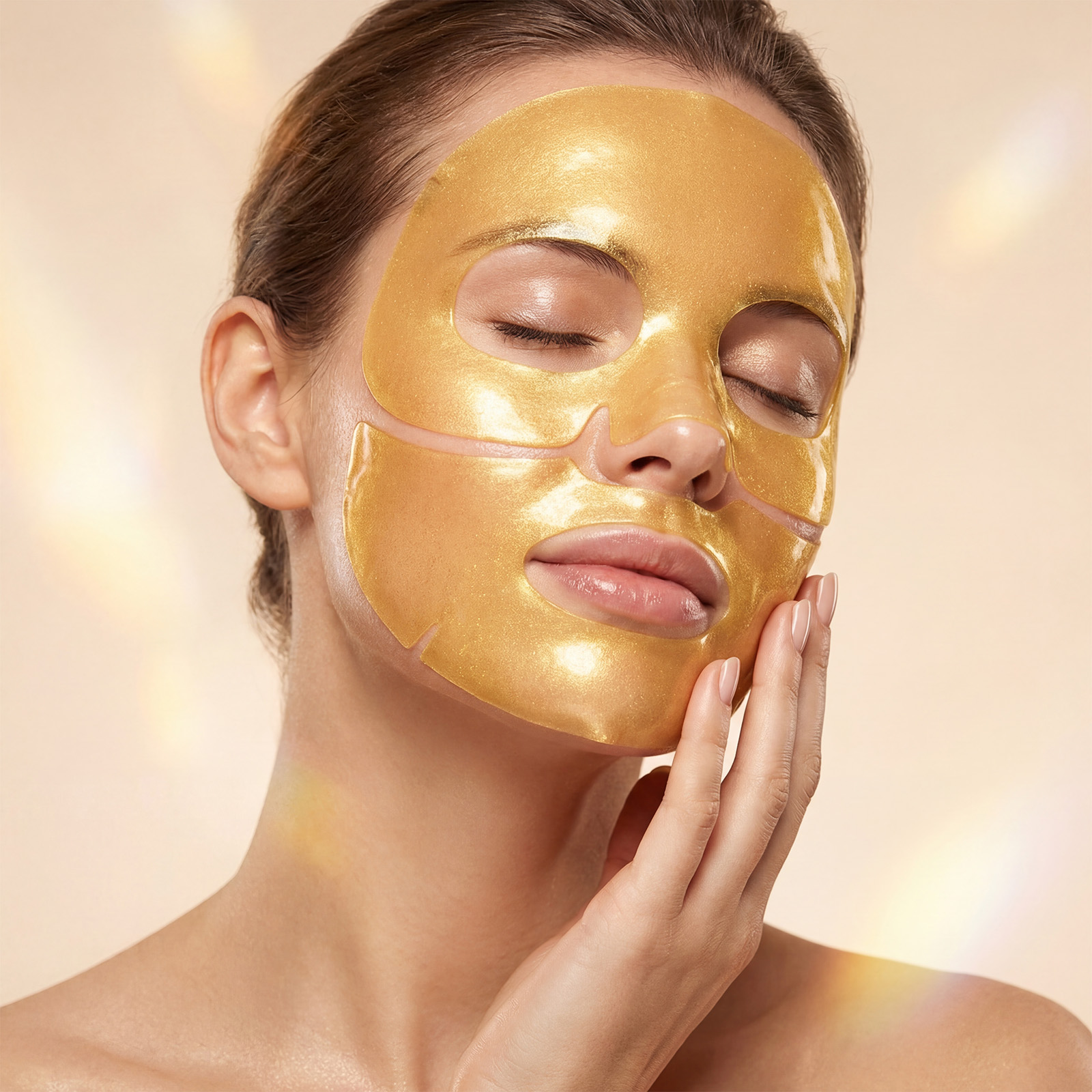 24k Gold Face Mask Niacinamide - Luxury Gold Skincare ulasan dan harga