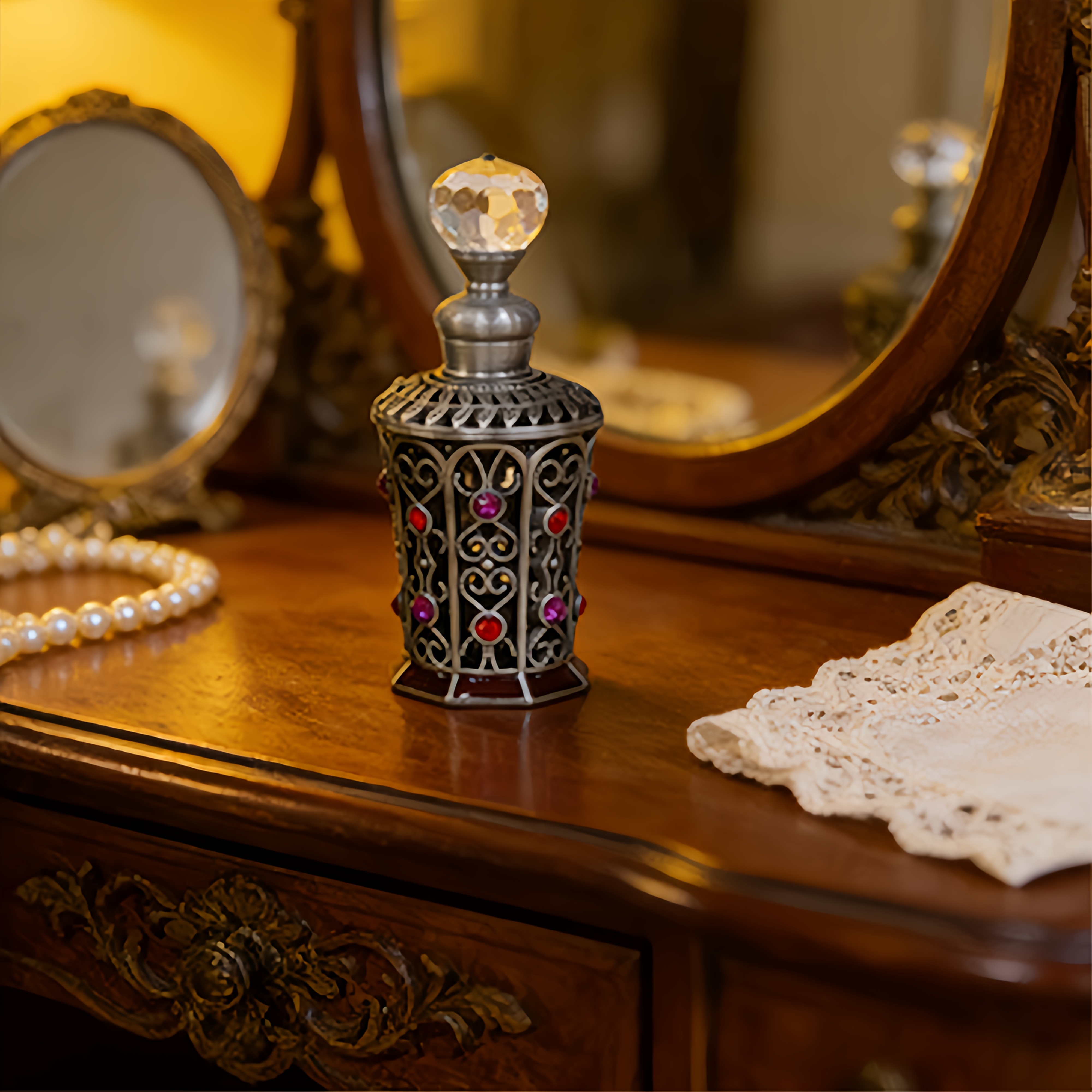 A Set of Vintage-Style Dispens - Luxury Skincare Essential ulasan dan harga