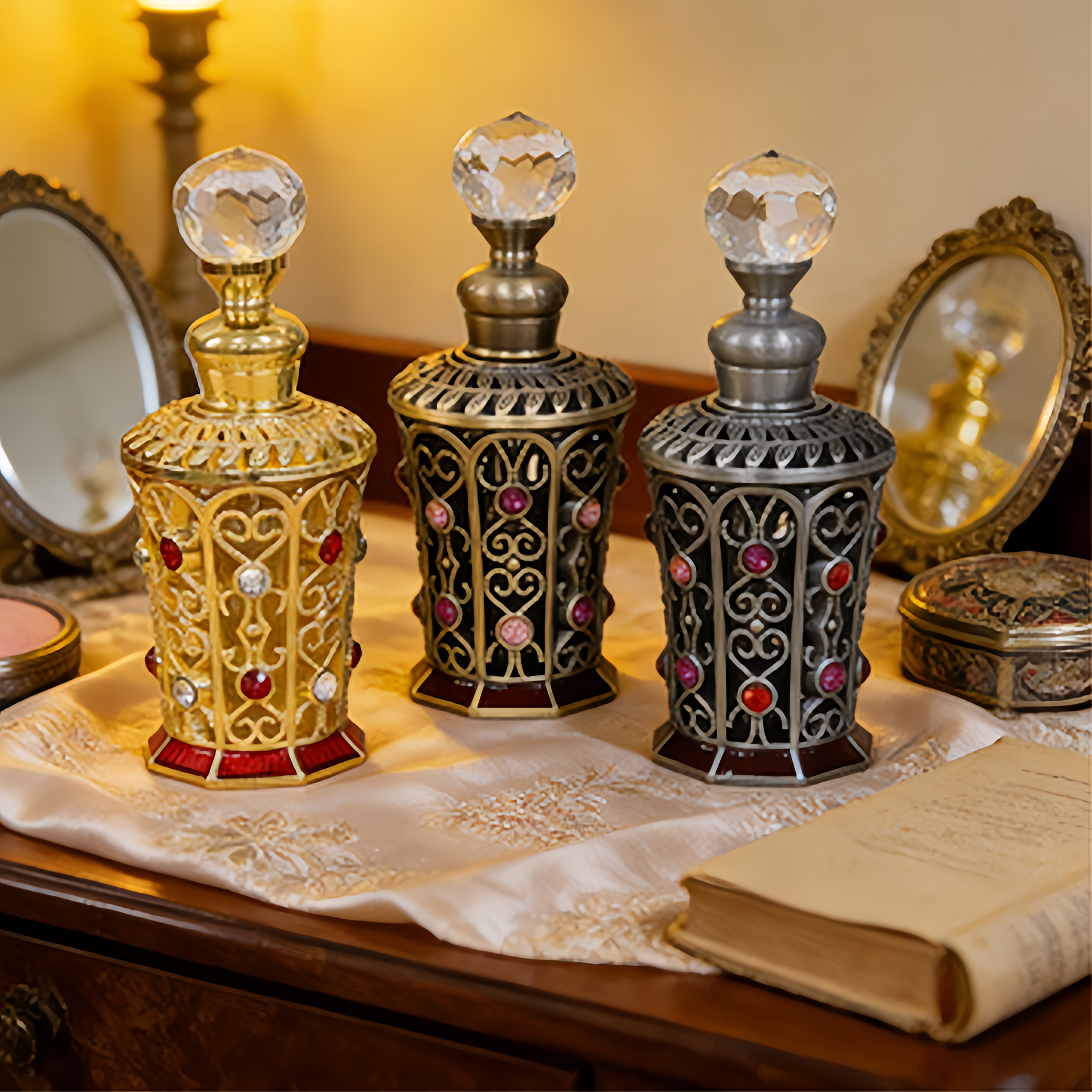 A Set of Vintage-Style Dispens - Luxury Skincare Essential ulasan dan harga